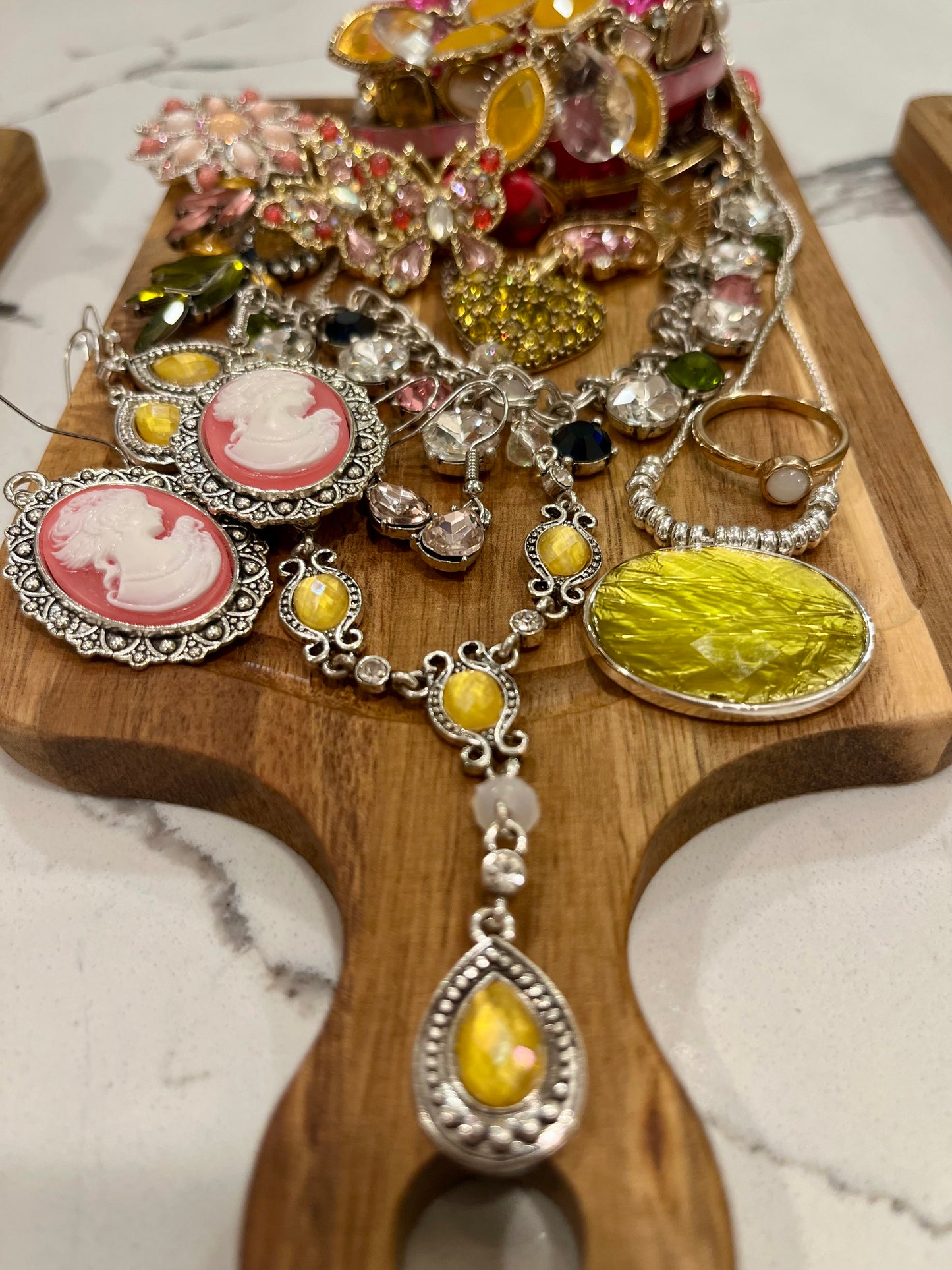Mini Jewelry Jarcuterie Board: 🍋 🌸✨ Winter Citrus Bloom