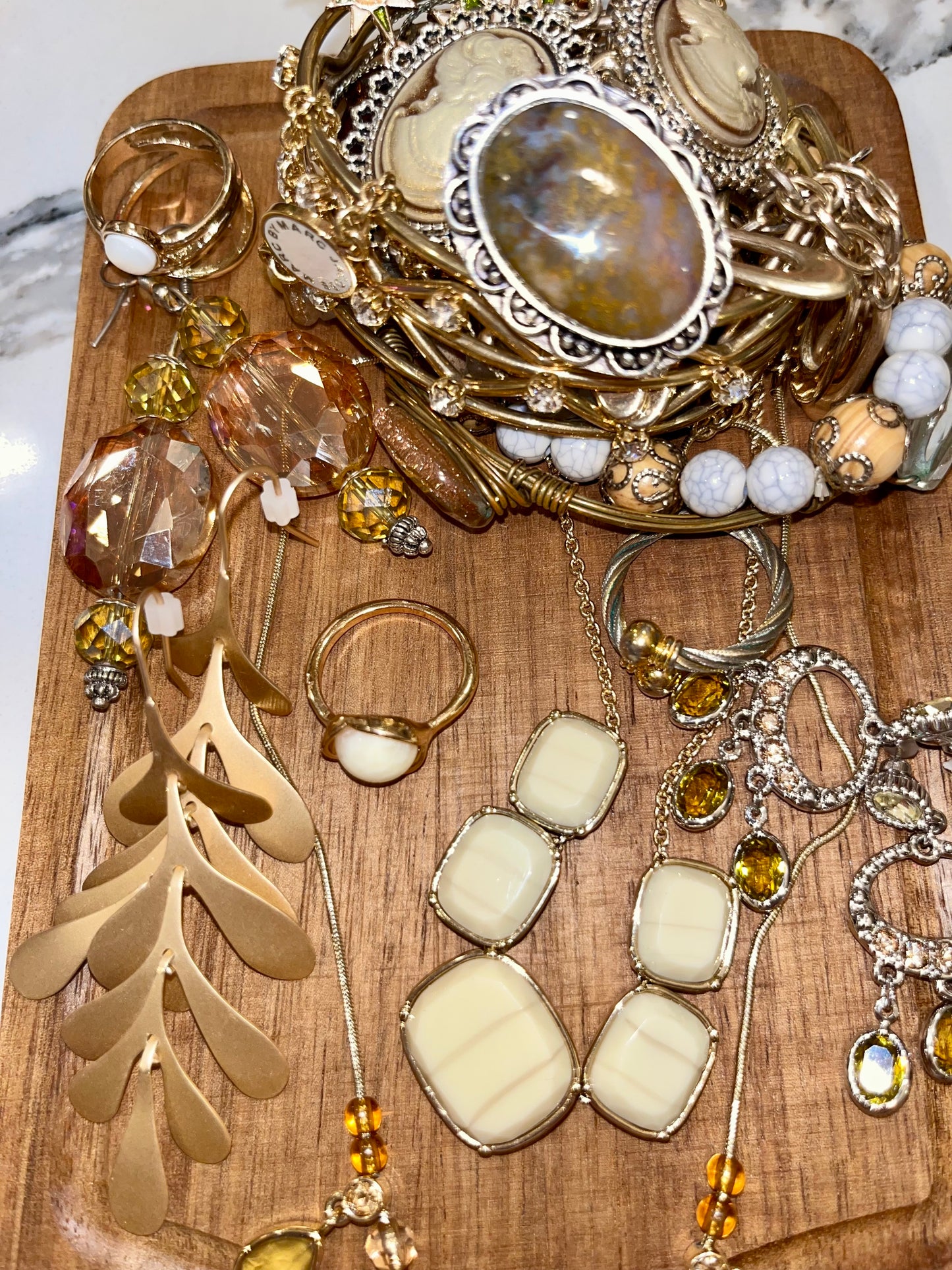 Mini Jewelry Jarcuterie Boards: mood ~ highland gold 🔱🦙