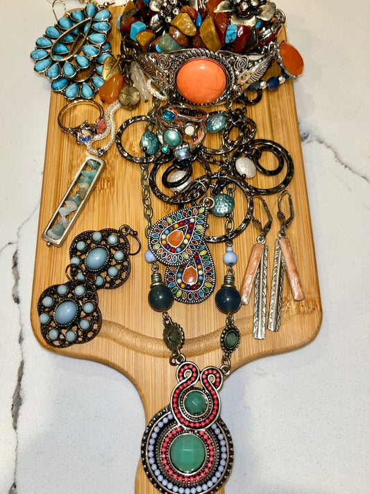 Mini Jewelry Jarcuterie Board: mood ~ boho glam 🏜️ 💎