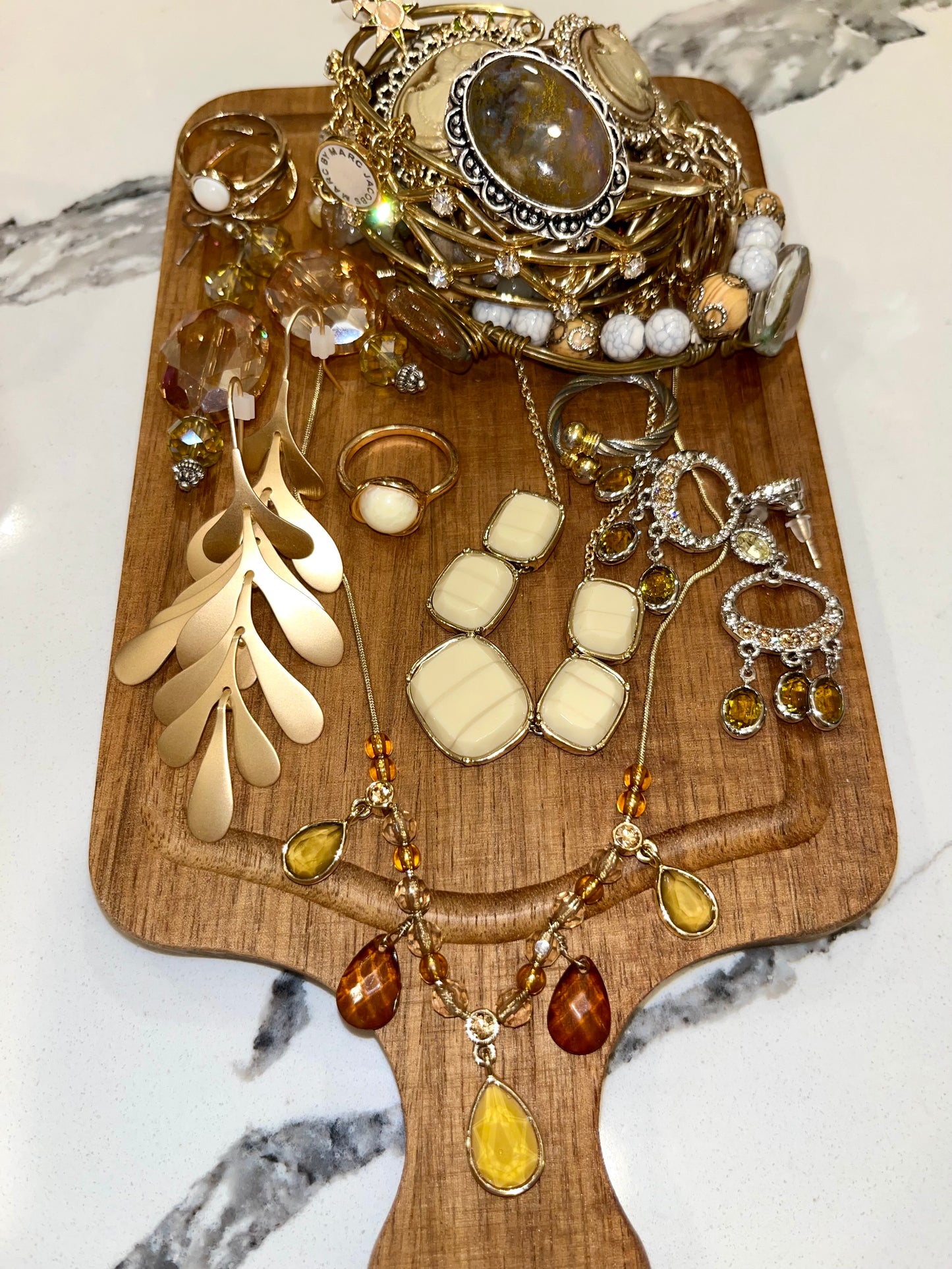 Mini Jewelry Jarcuterie Boards: mood ~ highland gold 🔱🦙