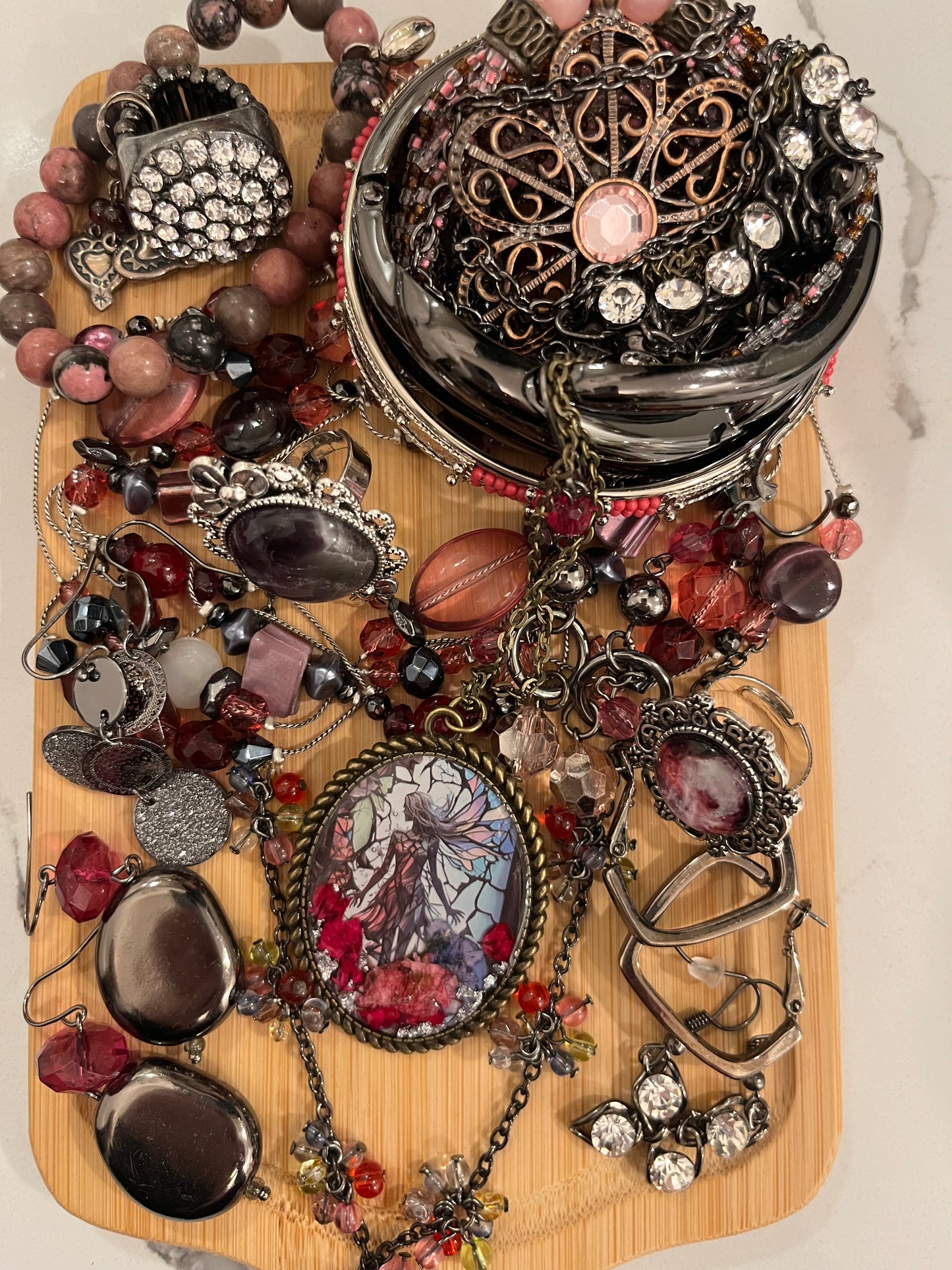 Mini Jewelry Jarcuterie Boards: Love Letters from Dawnhollow 💌 P.S. I Love You 🩷🧚‍♀️🌸