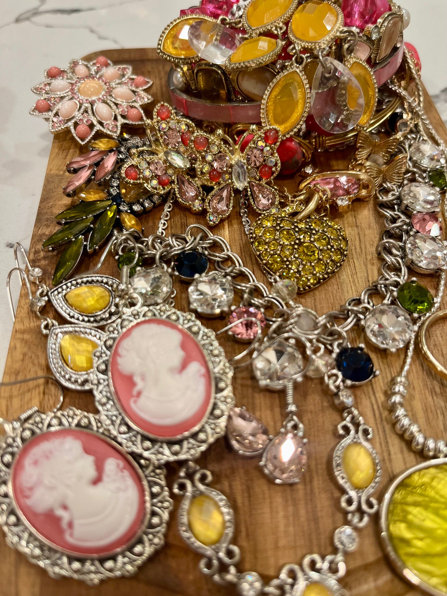 Mini Jewelry Jarcuterie Board: 🍋 🌸✨ Winter Citrus Bloom
